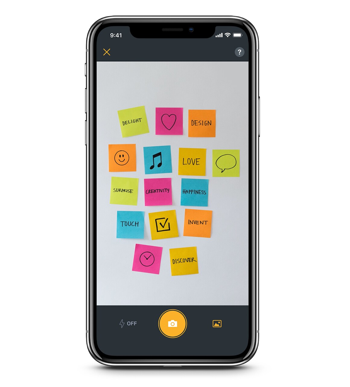 Capture your notes
